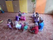 Návtěva prvňáčků ve školce